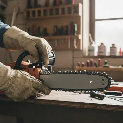How to Quickly Reinstall a Chainsaw Chain on the Bar