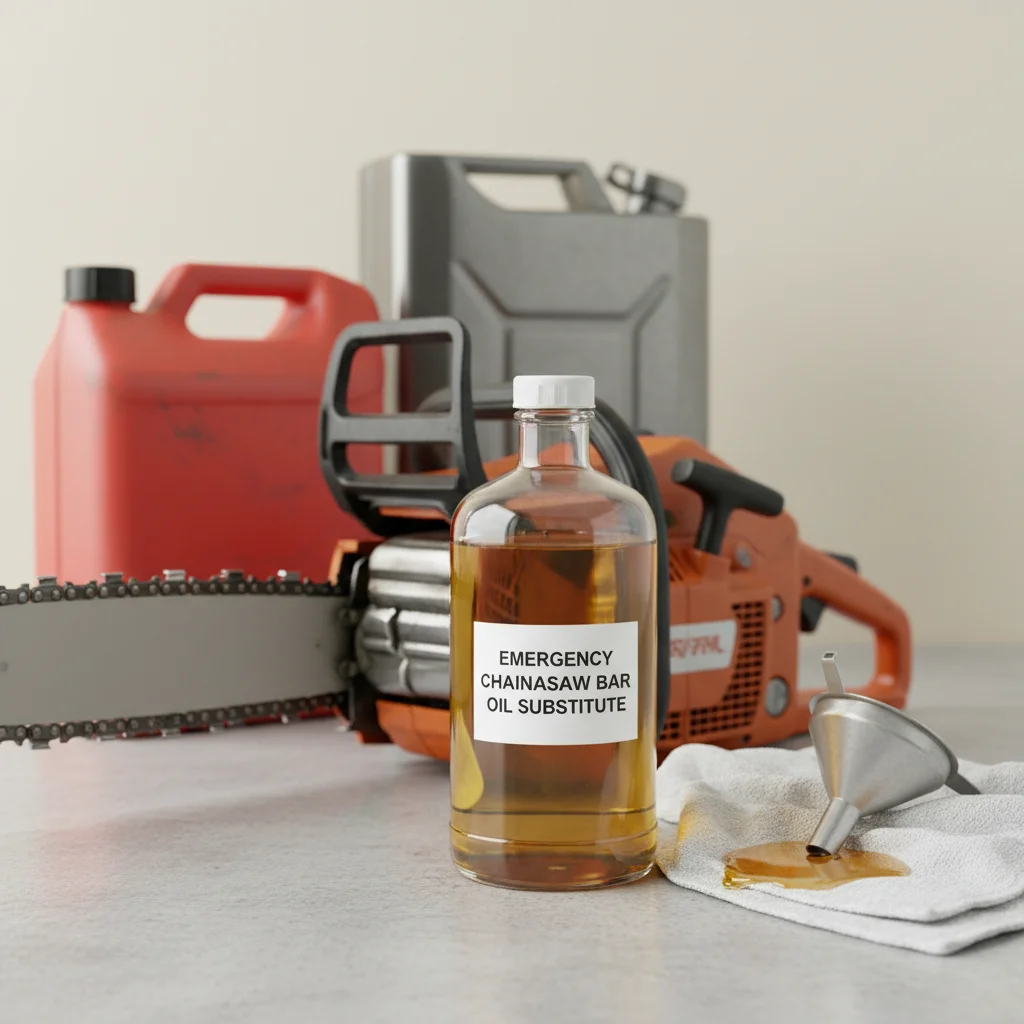 Chainsaw Bar Oil: What to Use When You Run Out
