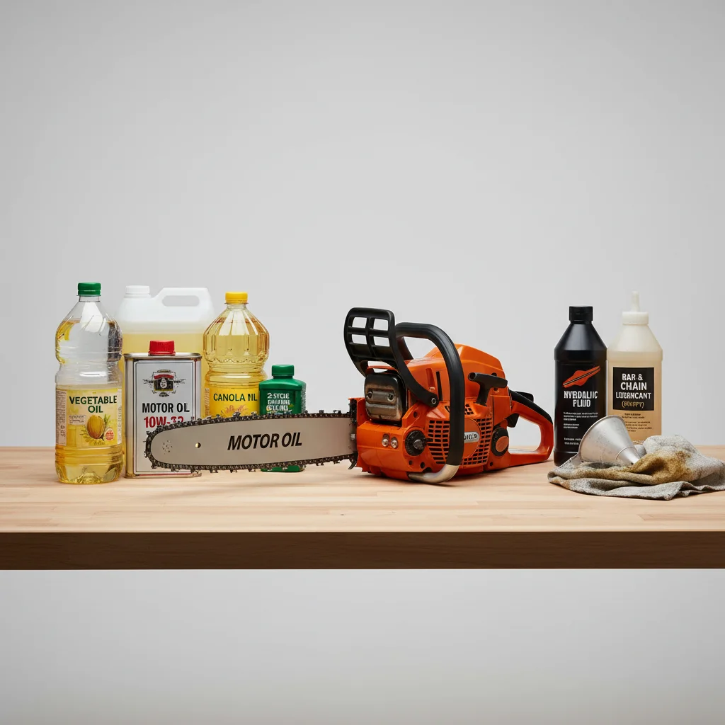 Chainsaw Bar Oil Alternatives: What Can You Use in a Pinch?